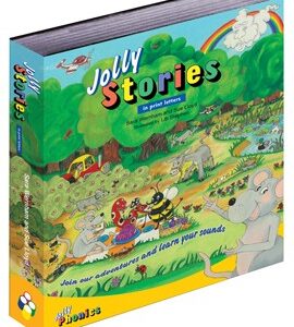 A book cover with an animal and the words " jolly stories ".