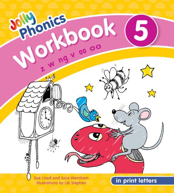 Jolly phonics workbook 5 in print letters