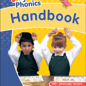 A book cover with two children doing hands