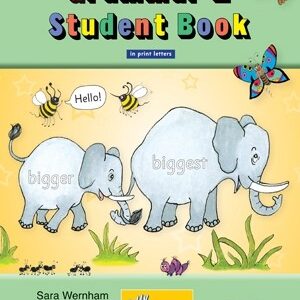 A book cover with two elephants and the words bigger, bigger, bigger.