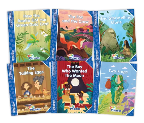 Jolly Phonics Folktales Readers Blue Level 4 Books