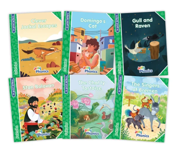 Jolly Phonics Folktales Readers Green Level 3 Books